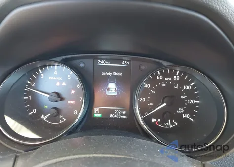 2017 Nissan Rogue Sv z USA, uszkodzony, nr VIN JN8AT2MT3HW406167